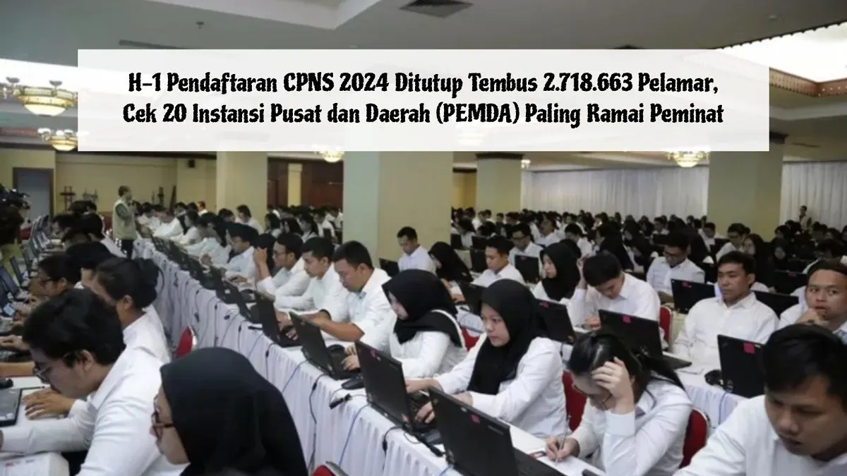 Bagi kamu yang sudah menyelesaikan pendaftaran CPNS 2024, ada baiknya mengecek perkembangan statistik pelamar.