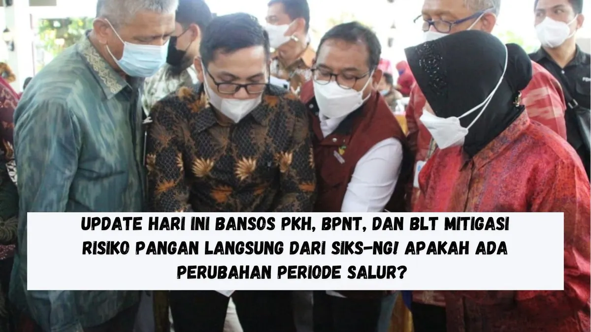 Bantuan sosial atau bansos.