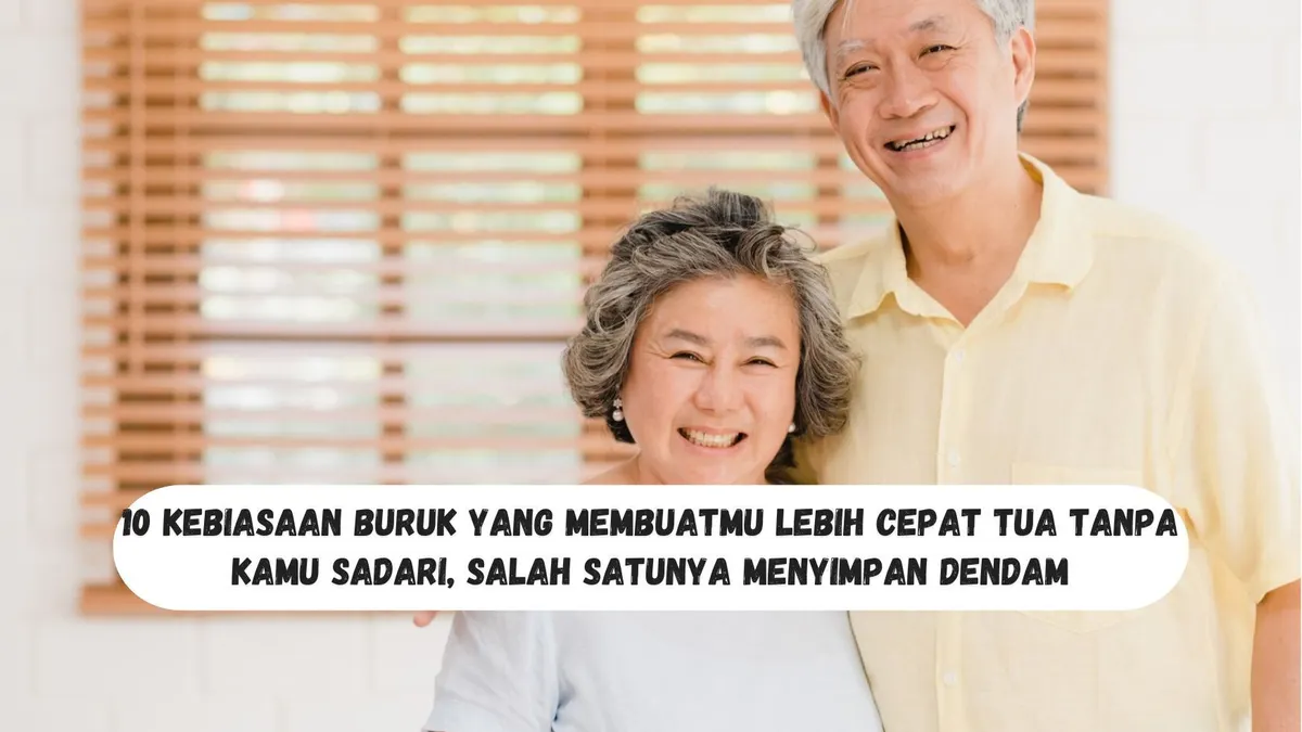 Ilustrasi. Kebiasaan Buruk yang Membuatmu Lebih Cepat Tua