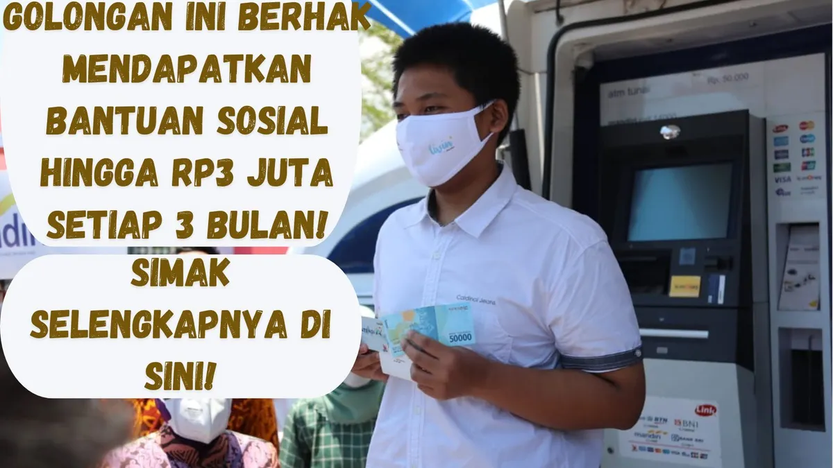 Illustrasi. Ada Bantuan Rp3 Juta Setiap 3 Bulan untuk Pemilik KTP dan KK Ini