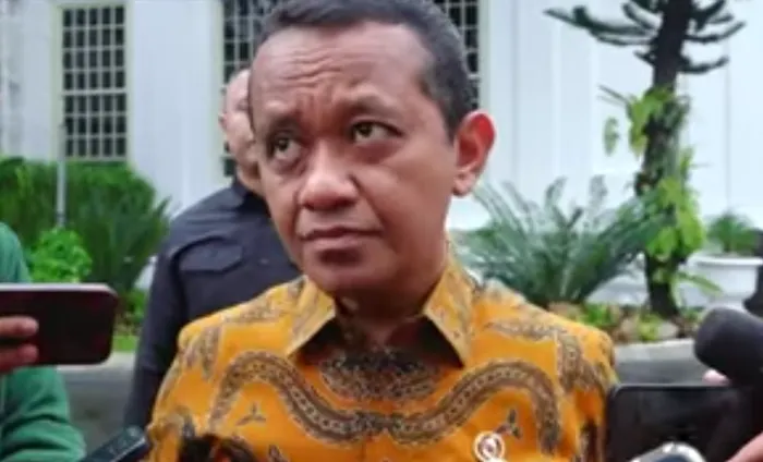 Menteri Investasi Bahlil Lahadalia