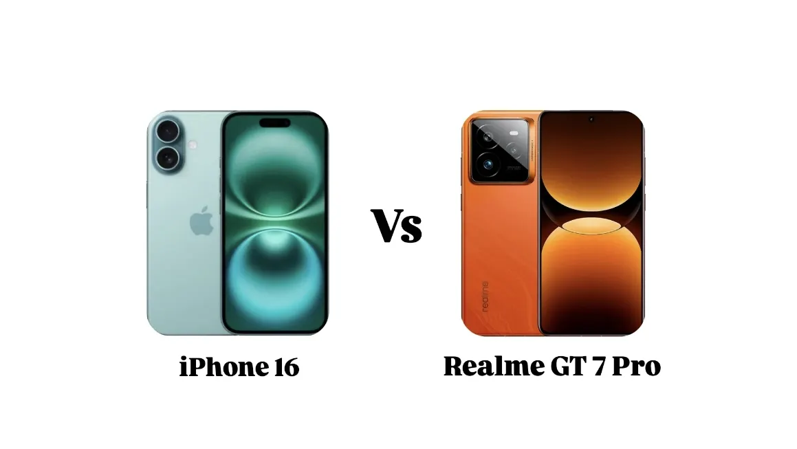 Realme GT 7 Pro dan iPhone 16