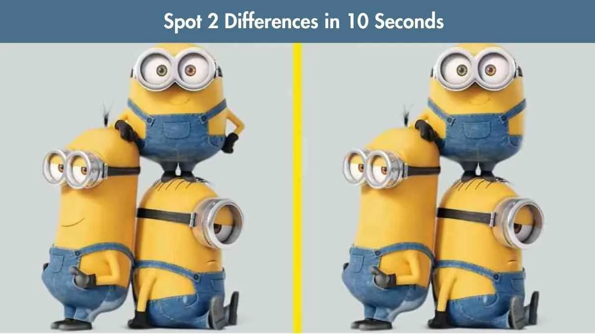 Tes IQ: Temukan 2 Perbedaan pada Gambar Minion