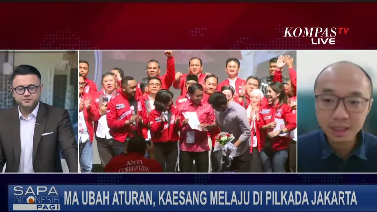 Pengamat Politik dan Direktur Eksekutif Charta Politika, Yunarto Wijaya Soal Putusan MA Batasan Usia Minimal Pilkada 