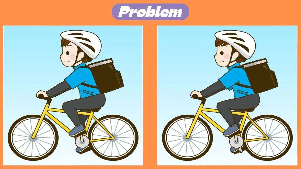 Tes Penglihatan : Temukan 3 Perbedaan pada Gambar Anak yang Sedang Bersepeda Ini
