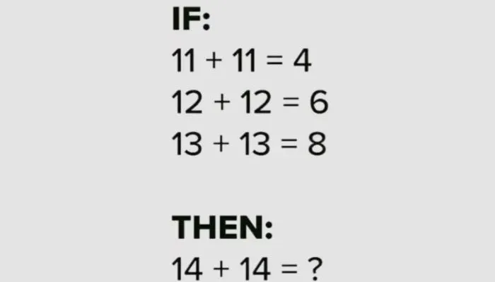 Dalam tes ini, kamu akan dihadapkan pada sebuah gambar yang berisi teka-teki matematika yang membingungkan.