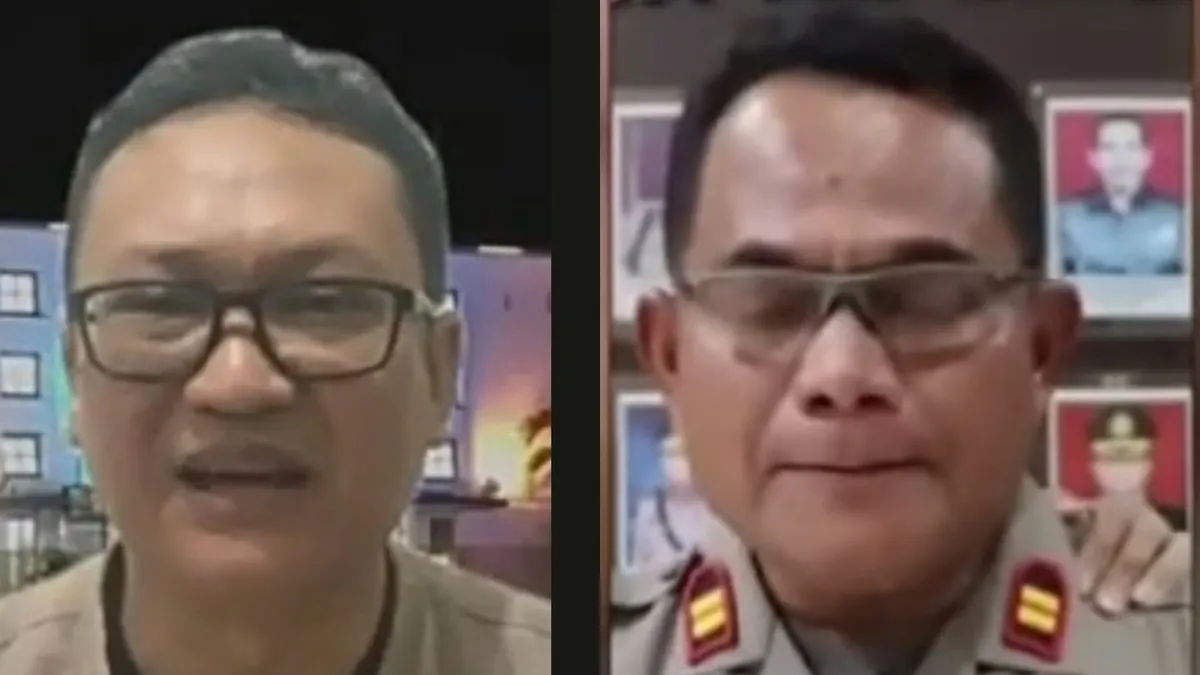 Pengamat Kepolisian ISESS Bambang Rukminto (kiri) dan Iptu Rudiana (kanan)