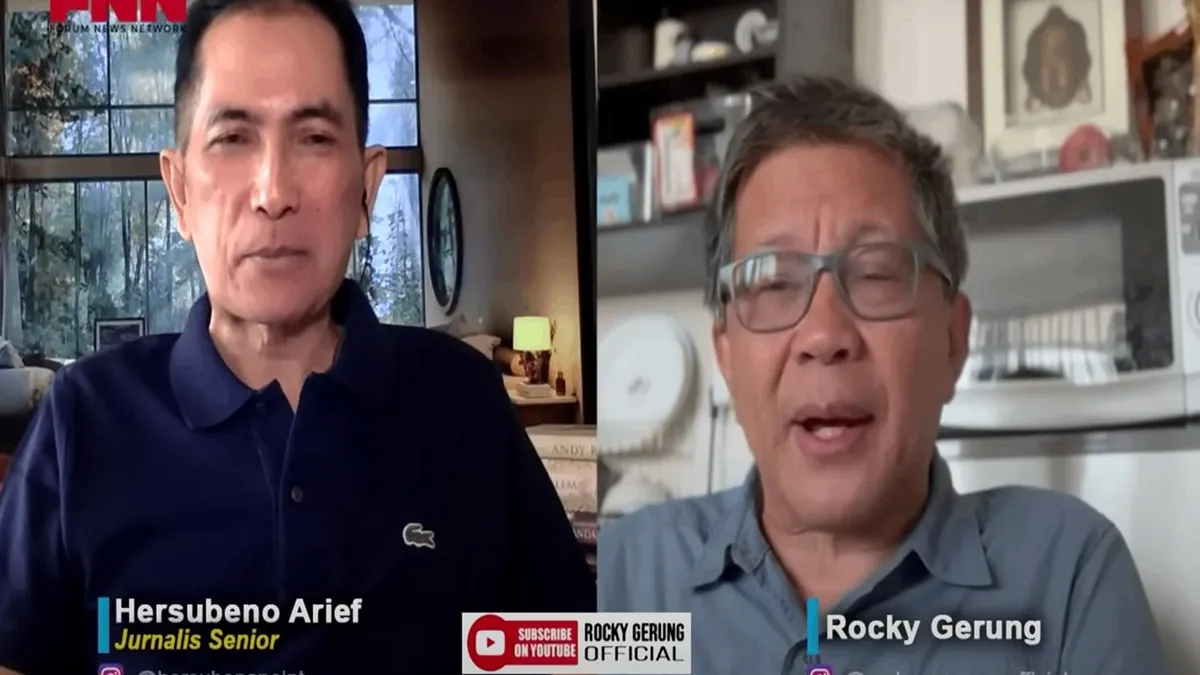 Hersubeo Arief dan Rocky Gerung