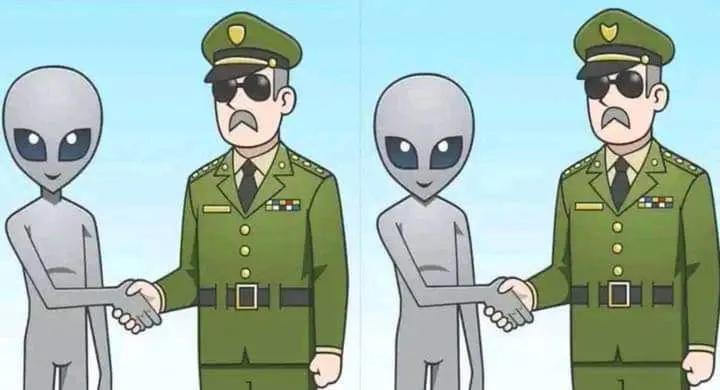 Tes IQ : Temukanlah 3 Perbedaan Pada Gambar Tentara dan Alien Berikut Ini