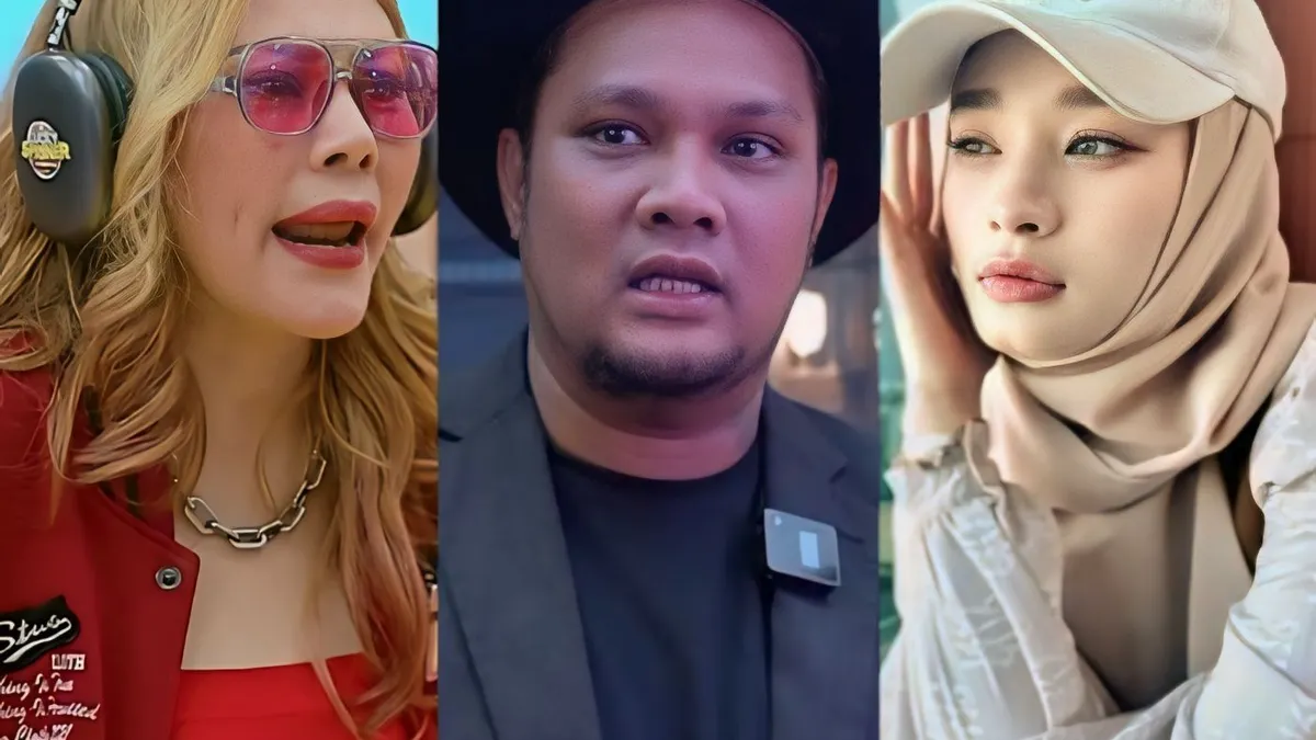 Potret Febby Carol, Virgoun, dan Inara Rusli.