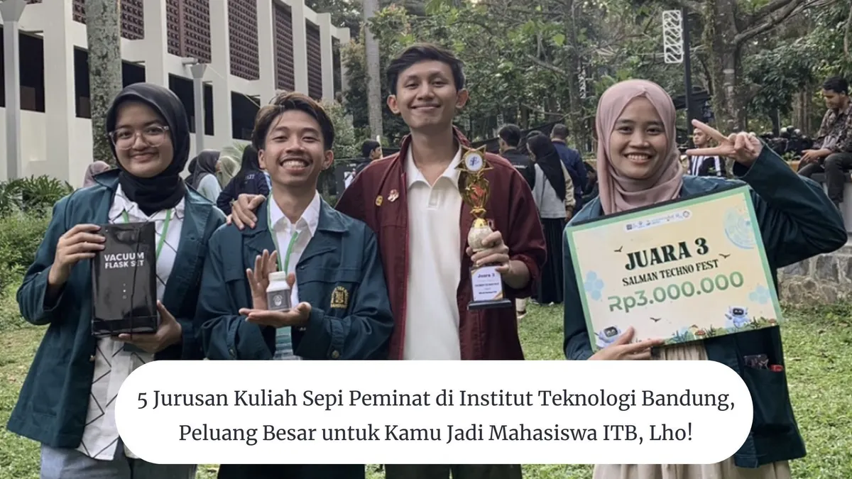 5 Jurusan Kuliah Sepi Peminat di Institut Teknologi Bandung