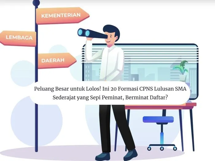 Ilustrasi. Formasi sangat menentukan pesaing kita di tes CPNS. Namun, kamu jangan khawatir, terdapat beberapa formasi yang sering kali sepi peminat.