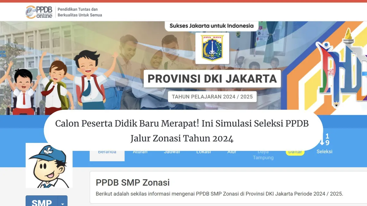 PPDB jalur zonasi diperuntukkan untuk calon peserta didik baru yang tinggal dalam wilayah zonasi yang telah ditetapkan oleh pemerintah daerah.