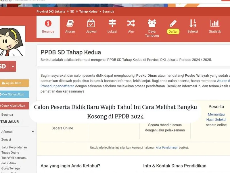 Ilustrasi. Melihat sisa bangku kosong dalam proses Penerimaan Peserta Didik Baru (PPDB) mungkin terdengar rumit atau sulit bagi sebagian orang.