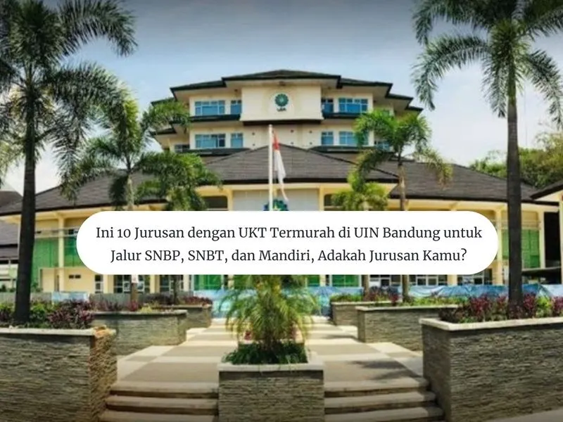 Ilustrasi. Jurusan dengan UKT Termurah di UIN Bandung untuk Jalur SNBP, SNBT, dan Mandiri