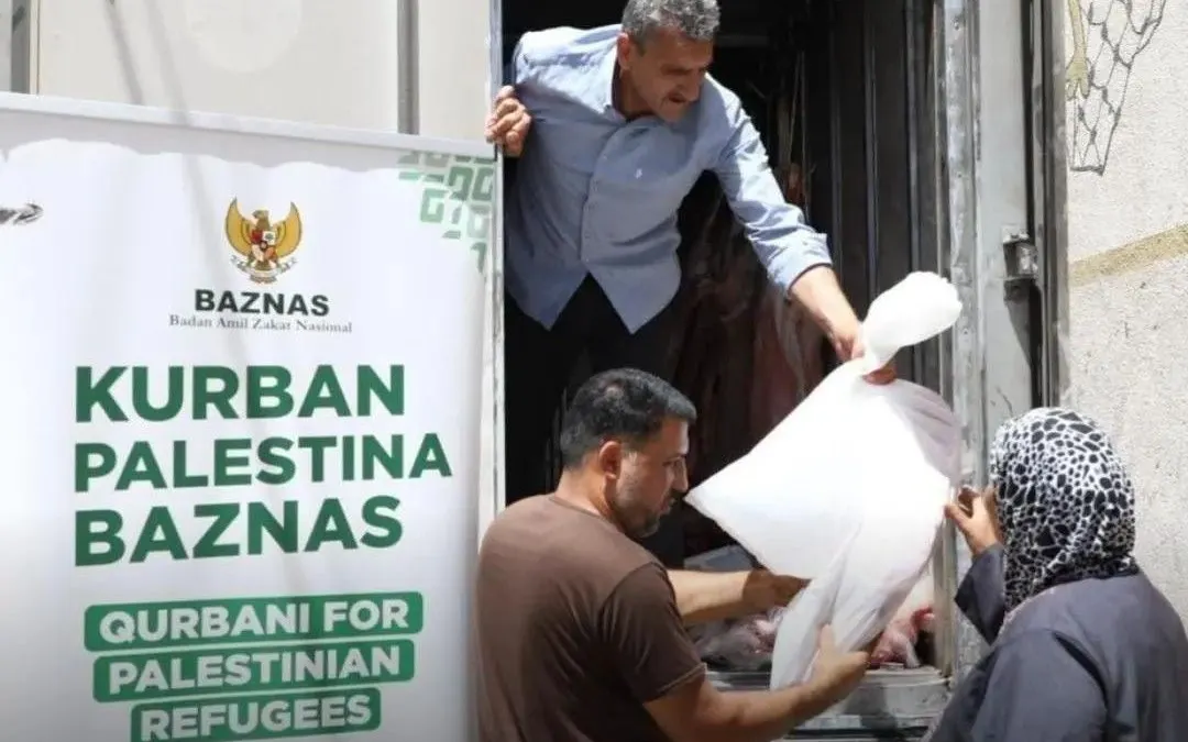 Baznas Kirim Daging Kurban untuk Palestina