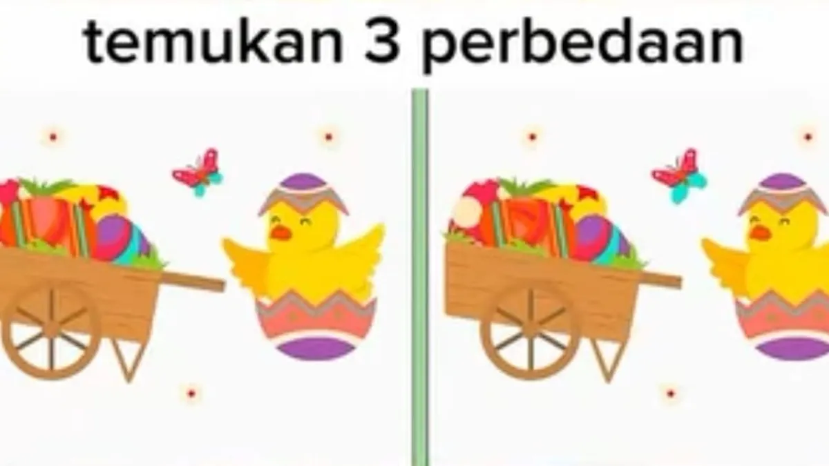 Temukan 3 perbedaan pada kedua gambar dalam tes penglihatan dalam waktu 7 detik