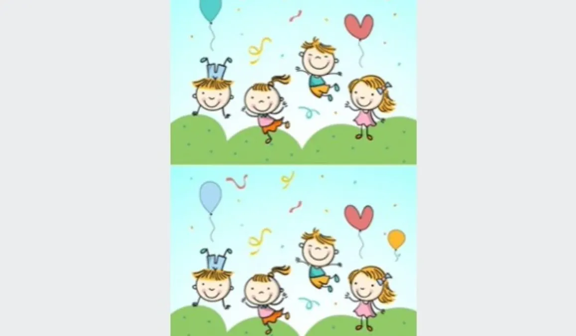 Tes IQ dengan menemukan 3 perbedaan pada gambar