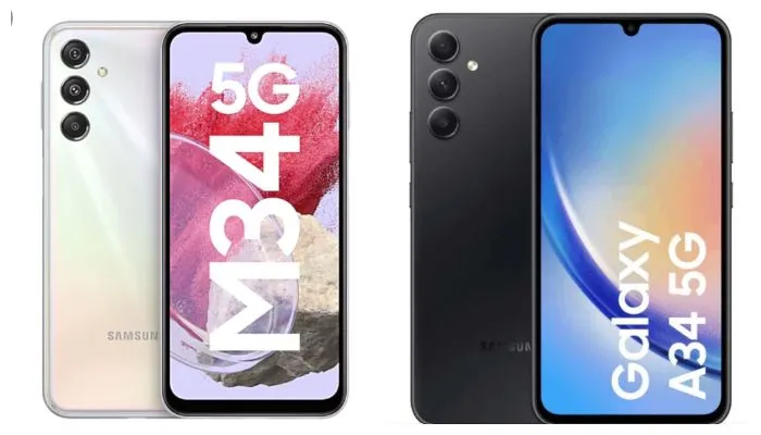 Samsung Galaxy M34 5G vs Samsung A34 5G
