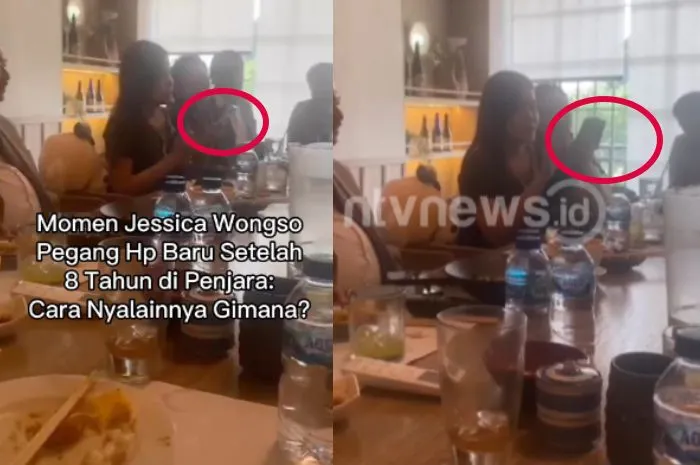 Momen Jessica Wongso kebingungan cara pakai HP modern