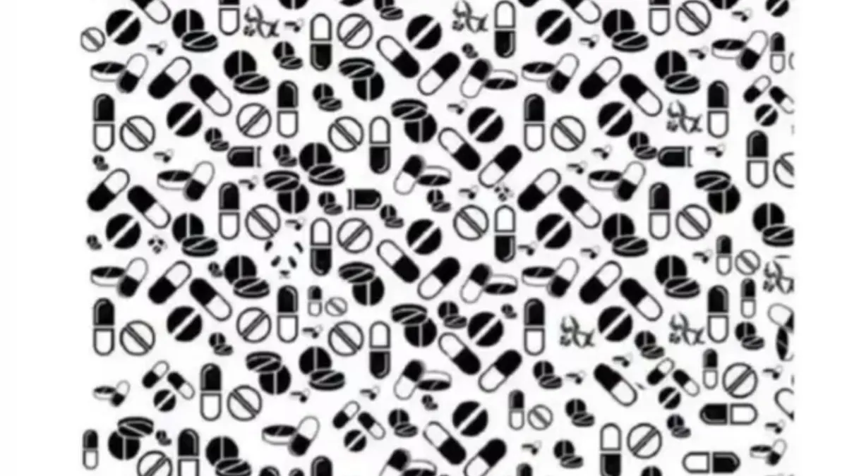 Menemukan panda dalam gambar tes IQ bukti memiliki mata tajam