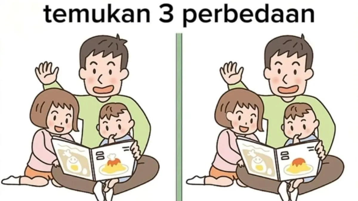 Temukan 3 perbedaan pada gambar sebagai tes penglihatan agar lolos SKD