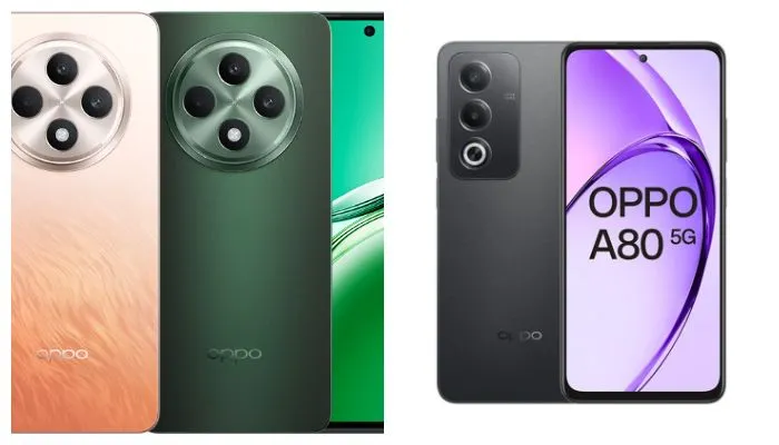 OPPO Reno 12F 5G dan OPPO A80