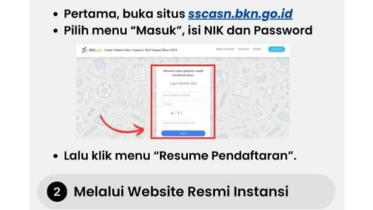 Cara Cek Kelulusan Administrasi CPNS 2024