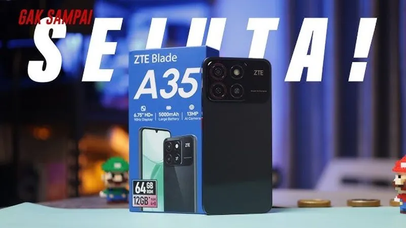 ZTE Blade A35 Resmi Rilis di Indonesia 