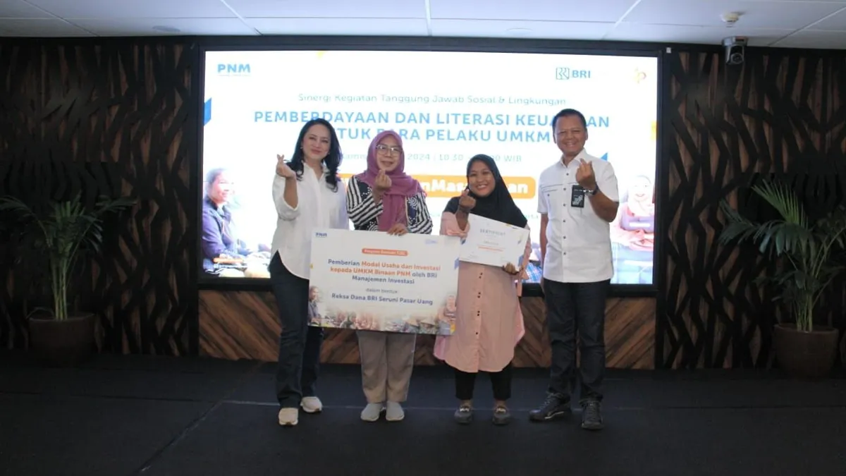 PT BRI Manajemen Investasi (BRI-MI) berkolaborasi dengan PT Permodalan Nasional Madani (PNM) menggelar program Tanggung Jawab Sosial & Lingkungan (TJSL) bertajuk 'Pemberdayaan & Literasi Keuangan untuk UMKM'