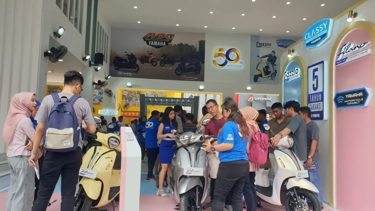 Booth Yamaha di Pekan Raya Jakarta 2024 Curi Perhatian Masyarakat