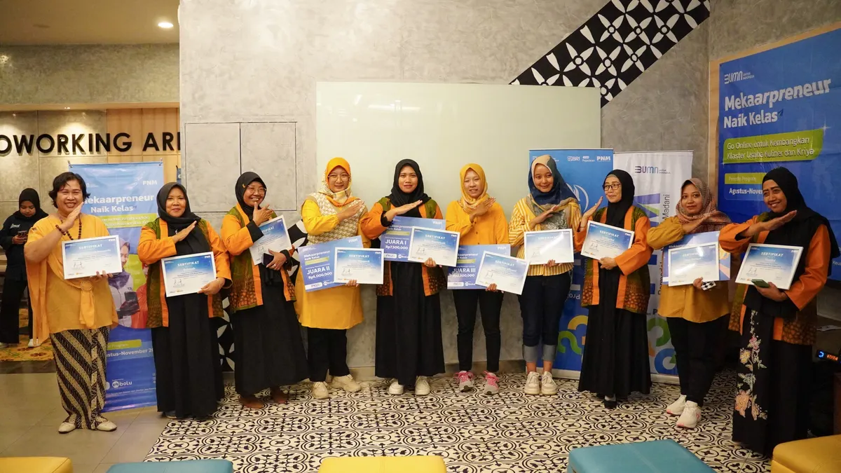 Sebanyak 10 nasabah PNM Mekaar yang terpilih sebagai finalis terbaik telah mempresentasikan inovasi dan rencana pengembangan bisnis ultra mikro mereka dihadapan para juri.