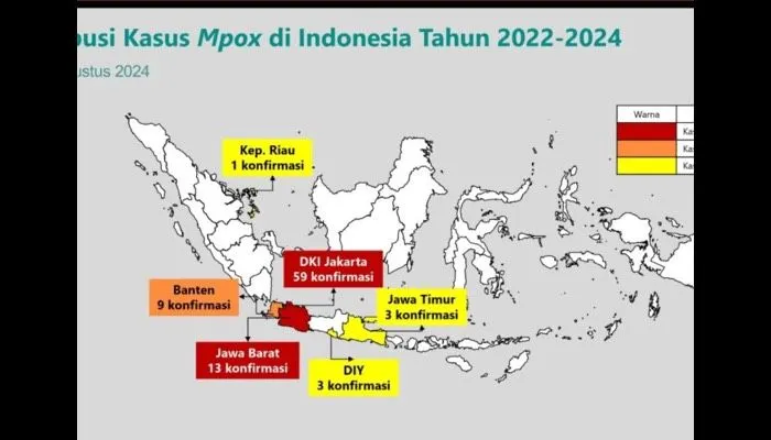 Kasus penyebaran penyakit cacar monyet atau Mpox saat ini tengah ramai diperbincangkan.
