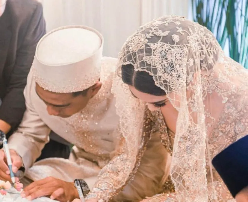 Momen Pernikahan Pratama Arhan dan Azizah Salsha