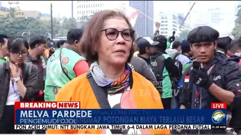 Ribuan ojol lakukan demo hari ini minta 2 tuntutan