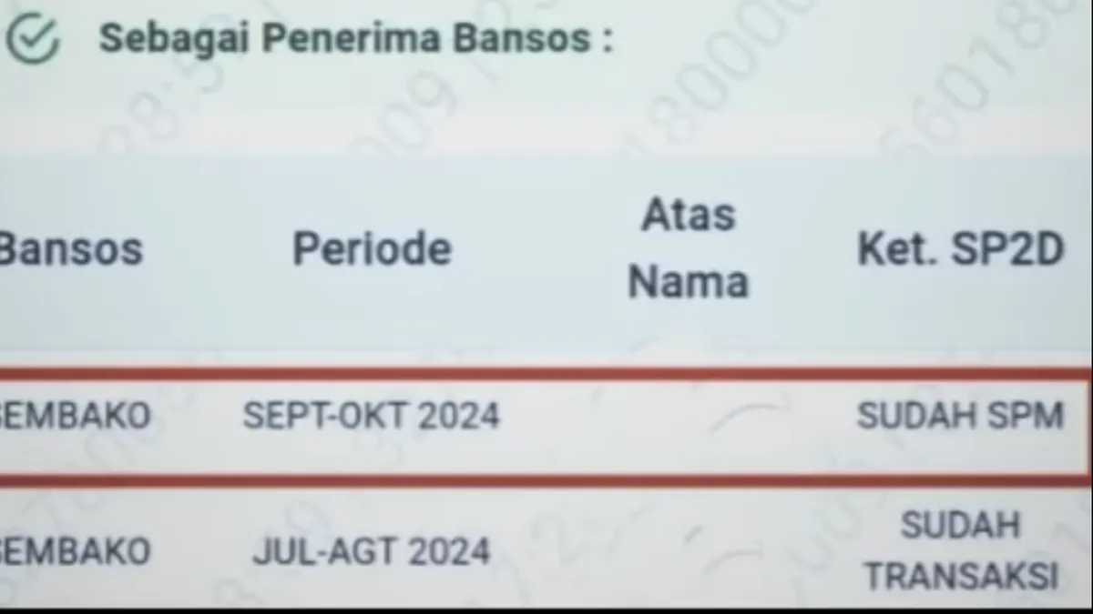 Berdasarkan hasil pantauan melalui aplikasi SIKS-NG, bansos BPNT dan PKH diketahui telah menunjukkan adanya perubahan status.