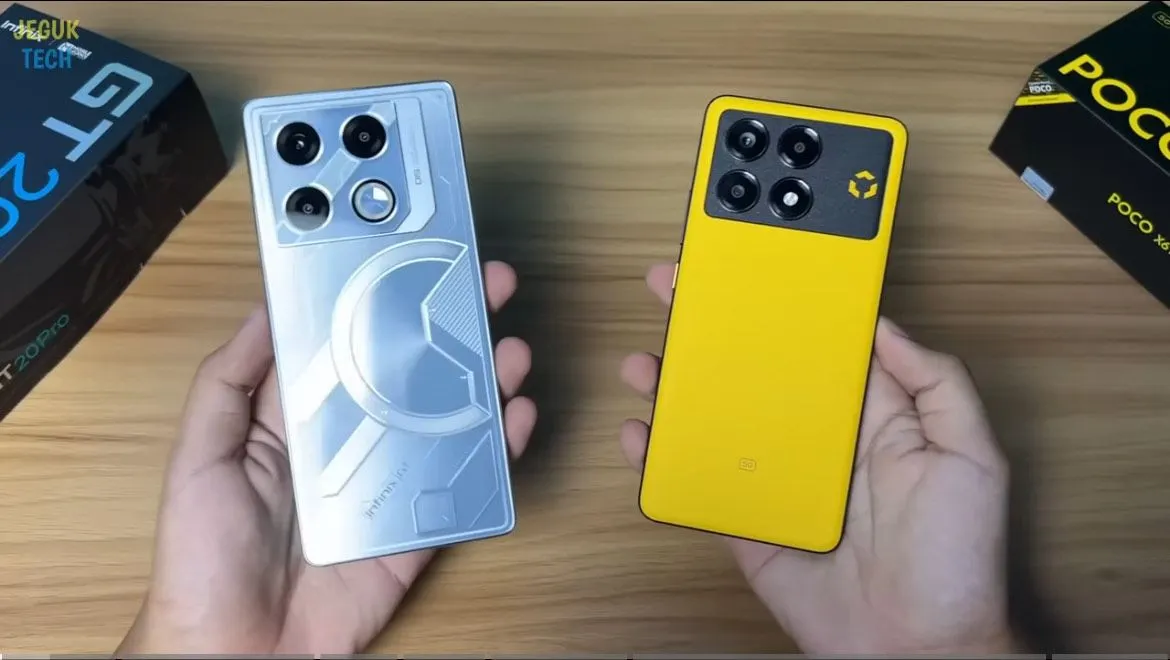 Infinix GT 20 Pro dan Poco X6 Pro masih menjadi primadona saat ini dan keduanya sama-sama dibanderol dengan harga Rp 4 jutaan.