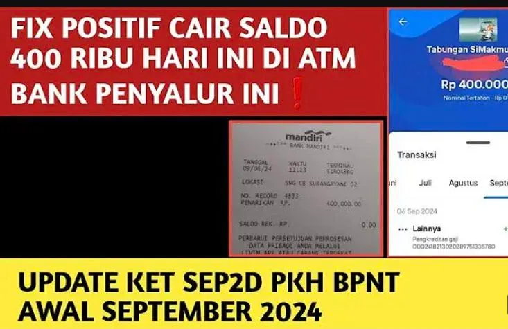4 Bantuan Sosial Cair Serentak Ditambah Bansos Rp 400 Ribu Disalurkan Hari Ini