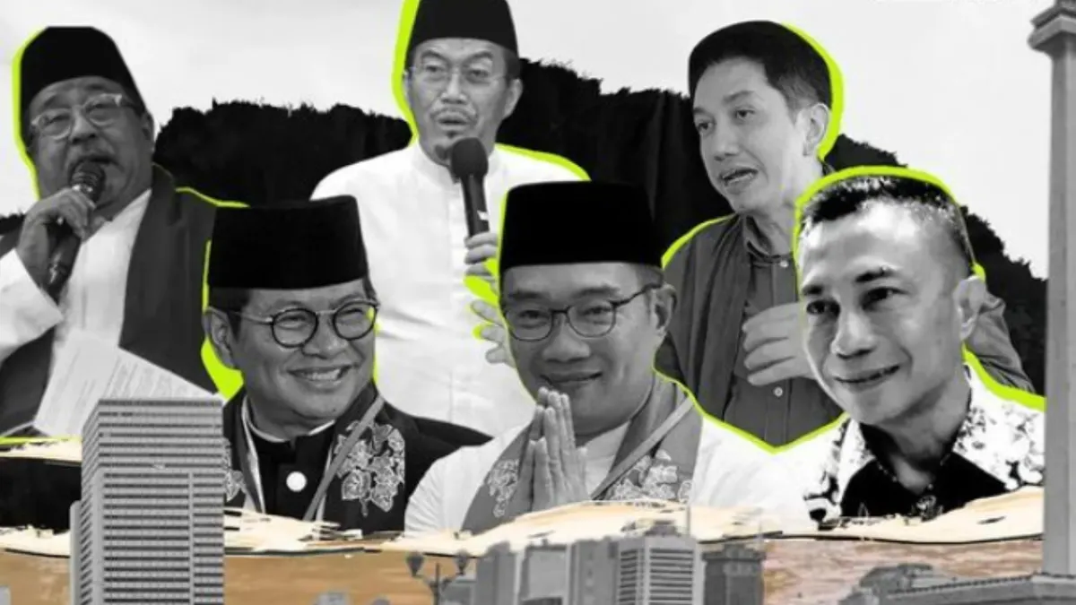 3 Paslon Cagub dan Cawagub DKI Jakarta 2024
