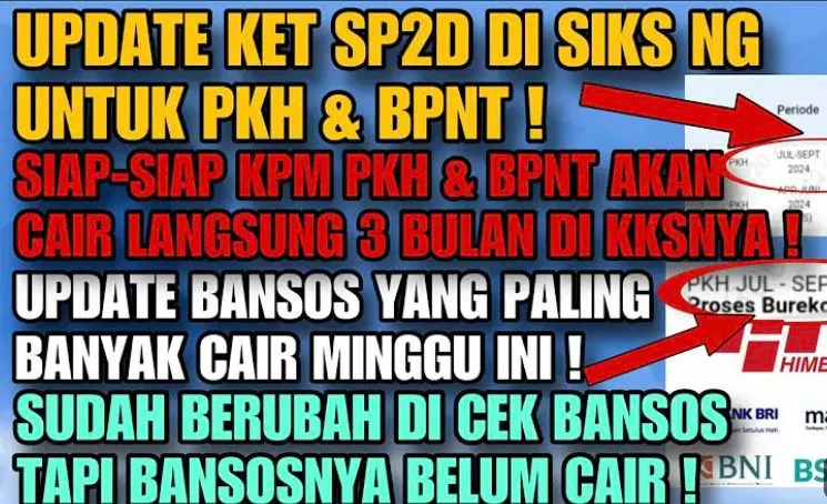 Bansos PKH BPNT Peralihan dari PT Pos ke KKS Cair Langsung 3 Bulan, Ini Jadwalnya