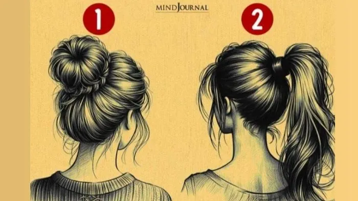 Ilustrasi tes kepribadian lewat model rambut.