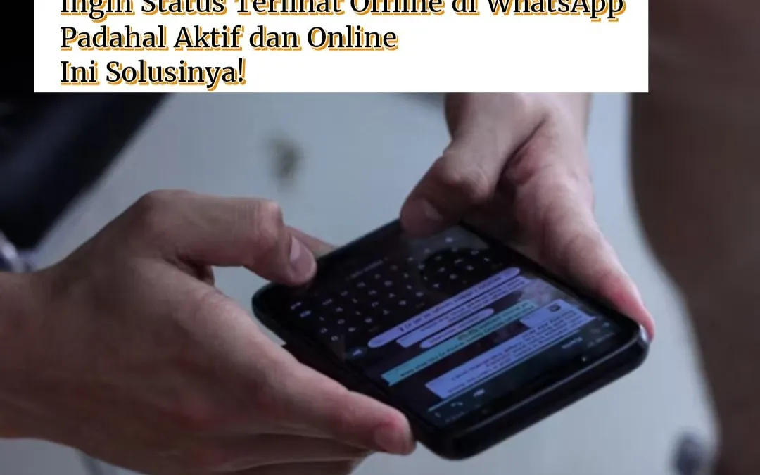 Cara menonaktifkan status online WA secara mudah agar tidak terlihat oleh pengguna lain