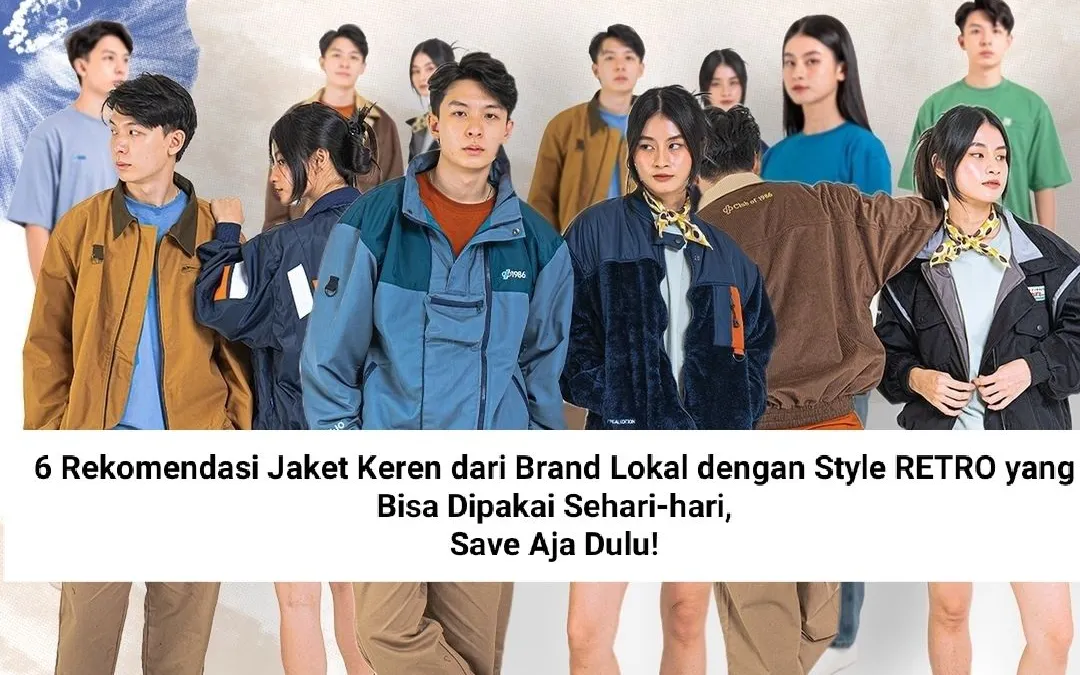 Ilustrasi Jaket Retro