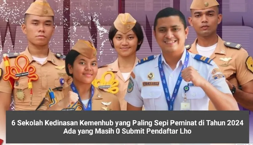 6 Sekolah Kedinasan Kemenhub yang Paling Sepi Peminat di Tahun 2024