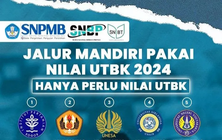 Bagi yang belum berhasil lulus seleksi UTBK SNBT 2024, biasanya calon mahasiswa baru akan mencoba mendaftar Perguruan Tinggi Negeri melalui jalur seleksi mandiri.