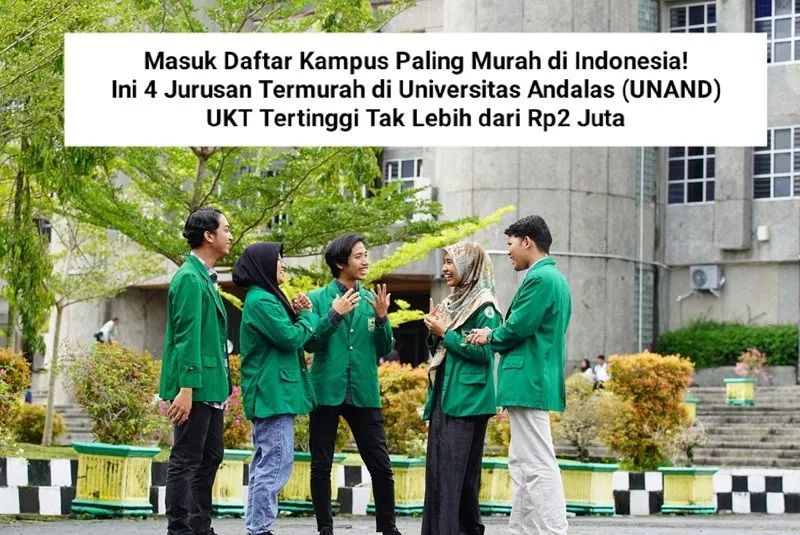 Ilustrasi. 4 Jurusan Termurah di Universitas Andalas (UNAND), UKT Tertinggi Tak Lebih dari Rp2 Juta