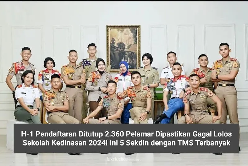 Sekolah kedinasan yang paling banyak peserta TSM adalah Institut Pemerintahan Dalam Negeri (IPDN) yang lebih dari 700 peserta TMS.