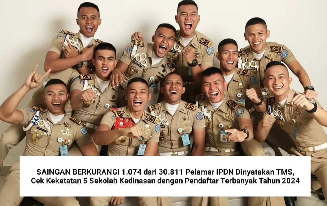 Sebanyak 144.563 pelamar yang telah submit di 23 sekolah kedinasan yang dibuka tahun 2024.