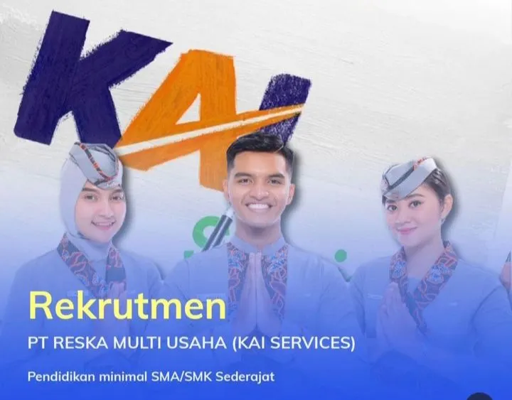 Rekrutmen PT KAI Services Group dibuka untuk lulusan SMA, SMK Sederajat baik fresh graduate maupun gap year.