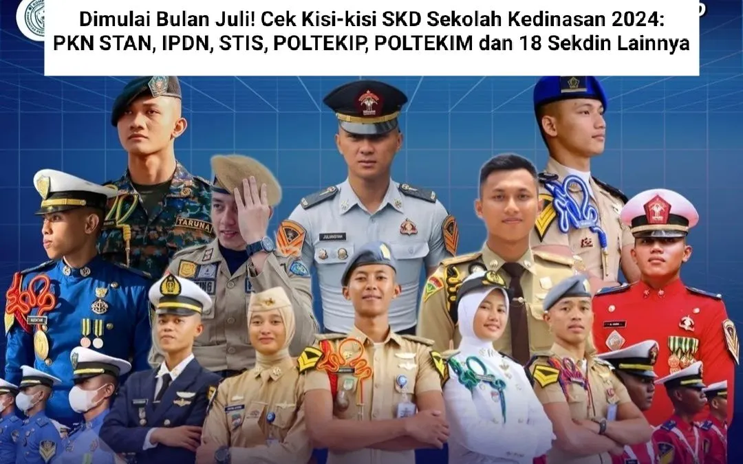 Pendaftaran sekolah kedinasan tahun 2024 telah resmi ditutup pada pertengahan bulan ini, atau tepatnya pada Kamis, 13 Juni 2024.